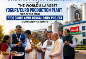 Amul Launches World’s Largest Yogurt and Curd Production Plant Under ₹700 Crore Bengal Dairy Project