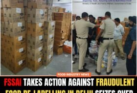 FSSAI Takes Action Against Fraudulent Food Re-Labelling in Delhi Seizes Over 50000 pieces Food Products