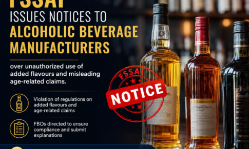 FSSAI Issues Notices to Alcoholic Beverage Manufacturers Over Regulatory Violations
