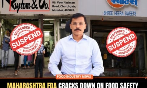 Maharashtra FDA Cracks Down on Food Safety Violations Suspends Licences of Rustom Ice Cream Parlour Indore Namkeen and Shri Heera Sweets