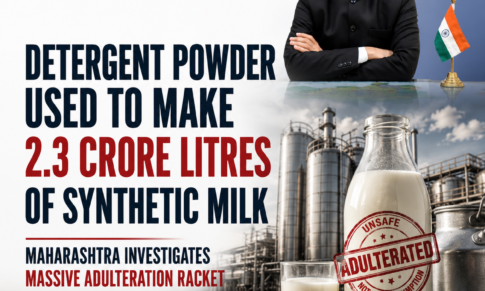 Detergent Powder Used to Make 2.3 Crore Litres of Synthetic Milk Maharashtra Investigates Massive Adulteration Racket