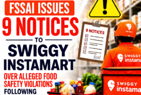 FSSAI Issues 9 Notices to Swiggy Instamart Over Alleged Food Safety Violations Following Consumer Complaints