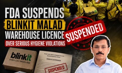 FDA Suspends Blinkit Malad Warehouse Licence Over Serious Hygiene Violations