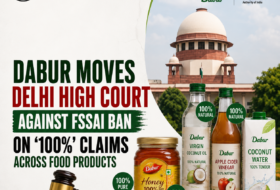 Dabur Moves Delhi High Court Against FSSAI Ban on ‘100%’ Claims Across Food Products
