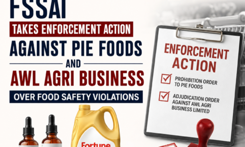 FSSAI Takes Enforcement Action Against PIE Foods and AWL Agri Business Over Food Safety Violations