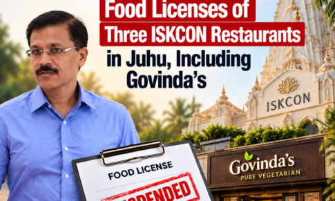 FDA Suspends Food Licenses of Three ISKCON Restaurants in Juhu, Including Govinda’s