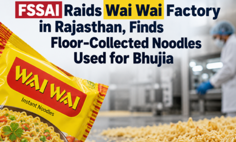 FSSAI Raids Wai Wai Factory in Rajasthan, Finds Floor-Collected Noodles Used for Bhujia