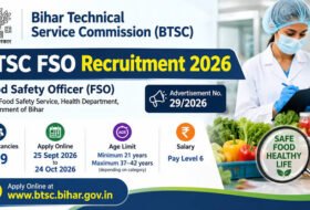 Food Safety Officer – Bihar Technical Service Commission BTSC