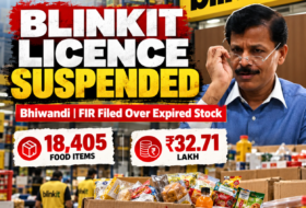 Maharashtra FDA Suspends Blinkit’s Bhiwandi Licence Over Expired Food Stock Worth ₹32.71 Lakh