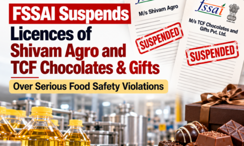FSSAI Suspends Licences of Shivam Agro and TCF Chocolates & Gifts Over Serious Food Safety Violations